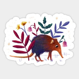 Golden Rumpert Elephant Shrew Sticker